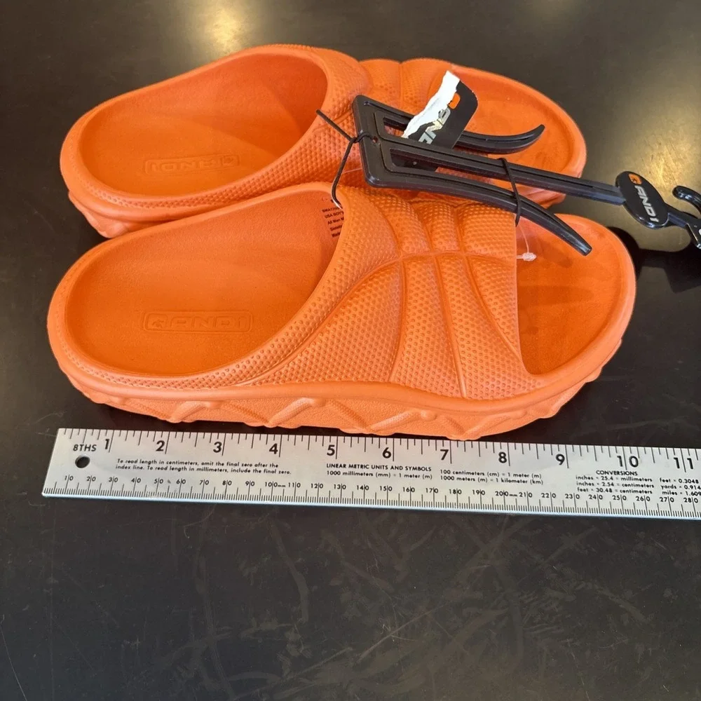 And1 Orange Slides Size 6 Orange